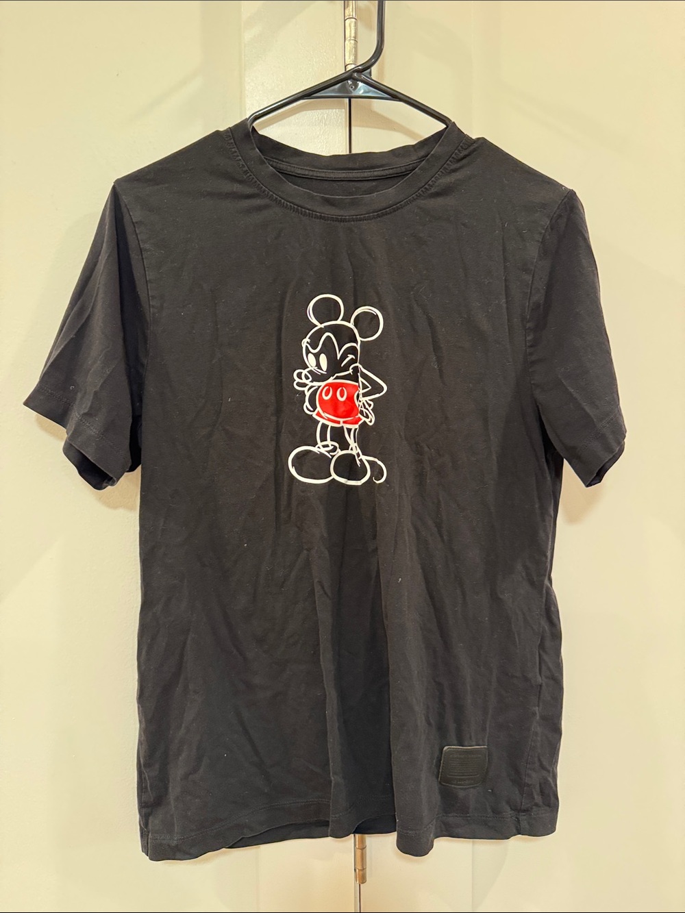 Coach Black Short-Sleeve Tee with Red Graphic